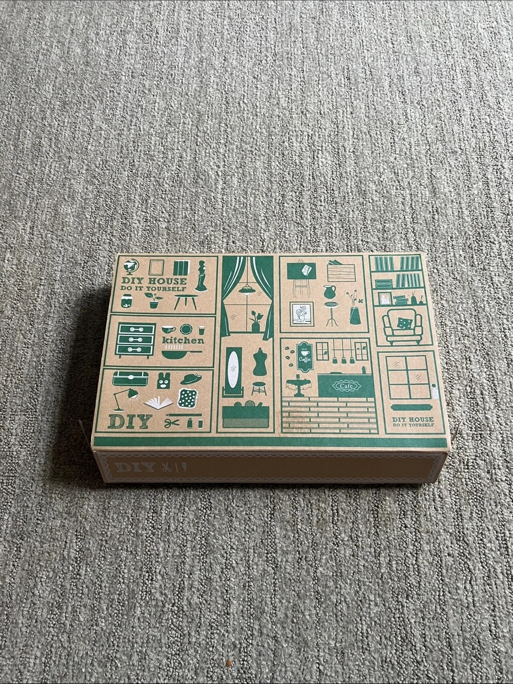 DIY Jason’s Kitchen Miniature Home Decor Kit - Brown